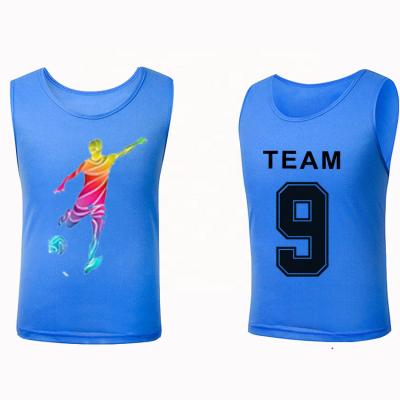 China Shirts & Reversible Tops OEM Factory Sports Basketball Soccer Volleyball Training Vest Football Tops Bibs for sale