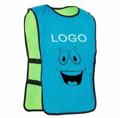 China Shirts & Custom Reversible Sleeveless Tops Factory Football Training Vest Sports Practice Soccer Mesh Bibs for sale