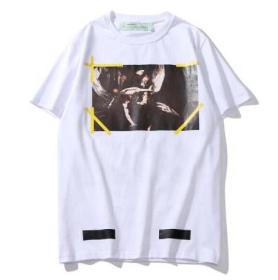 China Wholesale Style High Quality Cotton Hip Hop Anti-pilling T-shirt Custom Men's White for sale