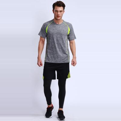 China High Quality Breathable Sports Fitness T Shirt Running Gym Wear Men for sale