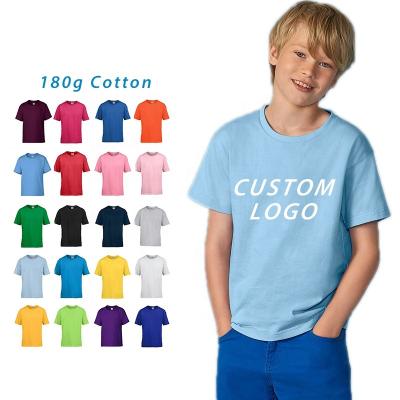 China 2021 Breathable Custom Boy T Shirts Hydrographics Graphic T-shirts Printing 100% Cotton Short Sleeve For Kids Children for sale