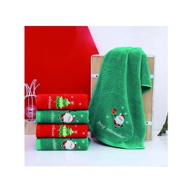 China Christmas gift 100% child safe cotton towel set 35*75cm microfiber rmakeup removal towel for sale