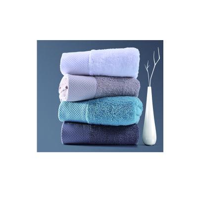 China QUICK DRY Natural Cotton Hotel Customized Hotel Towel 100% Cotton Toronto Dobby Dyed Towel Super Soft And Super Absorbent Facial Towel for sale