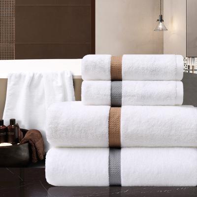 China China factory viable superdry towel cheap luxury white luxury custom Bath towel cotton set excellent quality for sale