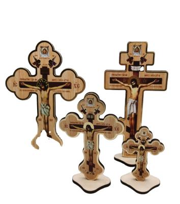 China Durable custom cross religious ornaments and crafts prayer base religious ornaments. for sale