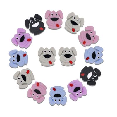 China Non-Toxic Wholesale Food Grade BPA Free 100% Animal Jewelry Fox Teether Silicone Beads Dog for sale