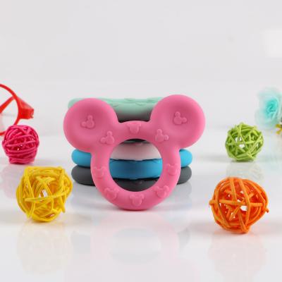 China 100% Food Grade 2019 BPA Free Custom Silicone Koala Baby Rattle Non-Toxic Dummy Teether for sale