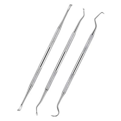 China Stainless Steel Portable Professional 3 Pcs Pet Dental Tools for sale