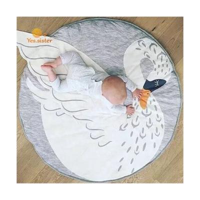 China Toy High Quality Round Padded Educational Toy Carpet Floor Decorative Play Educational Mat Rugs for sale