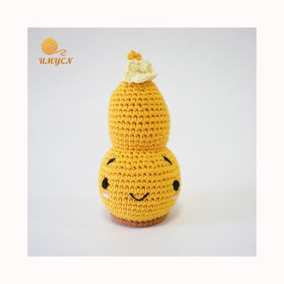 China Handmade Plush Amigurumi Home Decoration Accessories Chat Knitting Gourd for sale