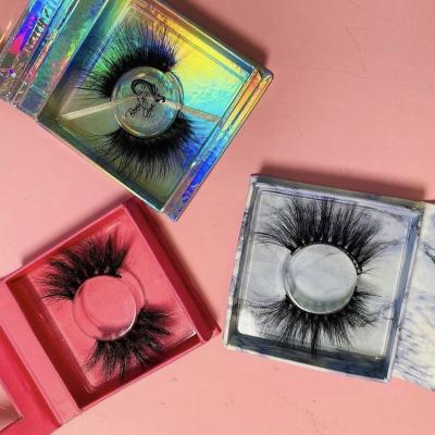 China Wholesale False Mink False Eyelashes Mink Eyelash Material Custom Packaging for sale