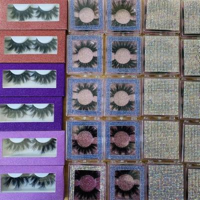 China Material Eyelash Wholesale Private Label Customize Own Logo Private Label Good Hade Made 5d Fake Silk Lashes for sale