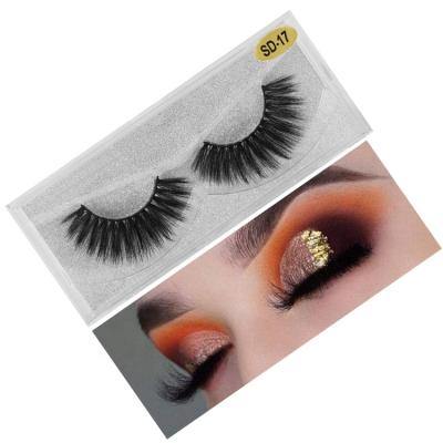 China Free Sample Wholesale Soft Tape False Eye Lashes Thick Faux Mink Eyelashes Part Along Extension Stage 4D 5D 6D 3D for sale