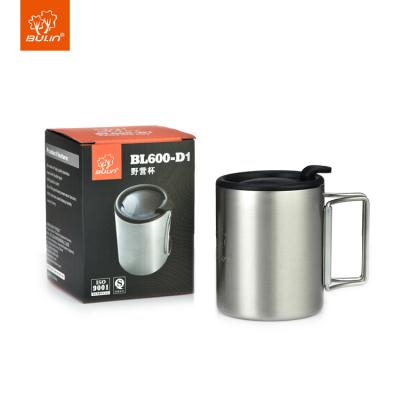 China Outdoor Doule-wall BULIN Mug , Stainless Steel Camping Mug BL600-D1 for sale