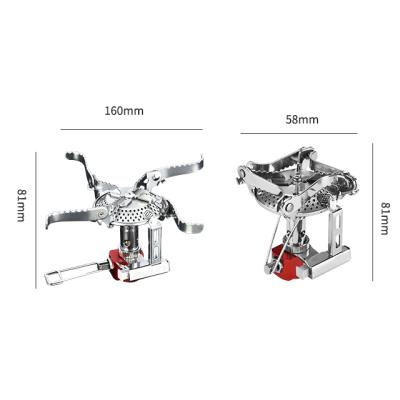 China Foldable Where Can I Find Mini Outdoor Ultralight Adjustable Portable Camping Gas Stove for sale