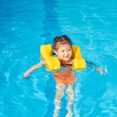 China Baby Learn Inflatable Gel Swim Ring High Quality Family In 2023 Most Popular Children Swimming Products Floatation Vest for sale