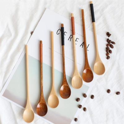 China Sustainable Bamboo Spoon Made Of Natural Environmentally Friendly Wooden Spoon Fork for sale