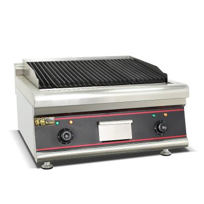 China Commercial Electric Lava Rock Hot Selling Countertop Electric Lava Rock Grill Chargrill Electric Countertop Machine for sale