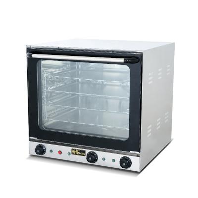 China Hotels Commercial 4 Trays Ovens Bakery Equipment OEM Electric Convection Oven With Steam Function for sale