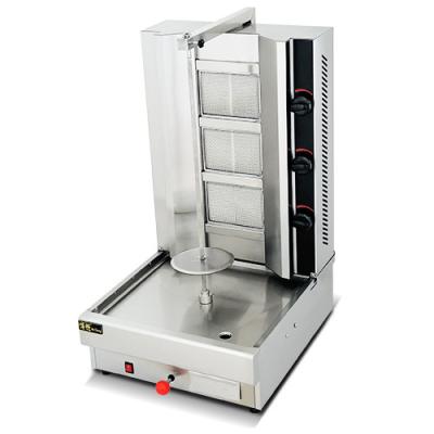 China Commercial Hot Sale 3 Burner Gas Kebab Machine Stainless Steel Shawarma Machine for Hotel and Restaurant for sale