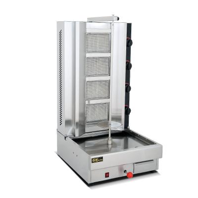 China High Quality Catering Equipment Designed Gas Kebab Machine Professional Designed Western Restaurant Four Heater Kebab Food Machine for sale