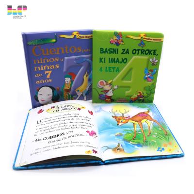 China paper & New Cardboard Book Printing Service Child Hardcover Book High Quality Printing for sale