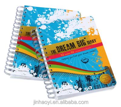 China Customized OE Spiral Publisher Spiral Bound School Writing Notebook Printing for sale