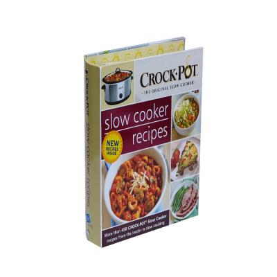 China paper & Overseas Cheap Bulk Printing Paperboard Hardcover Cookbook Food Recipe Book for sale