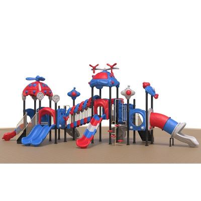 China 3+ Large Modular Game Playground Outdoor Playground Used At Park And School With Multi-functions, Slides, Net Climbers, Climbing And So On for sale