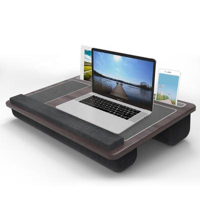 China OEM ODM Expandable Laptop Lap Desk Tray Wrist Rest and Mouse Pad with Pillow and Cushion for sale