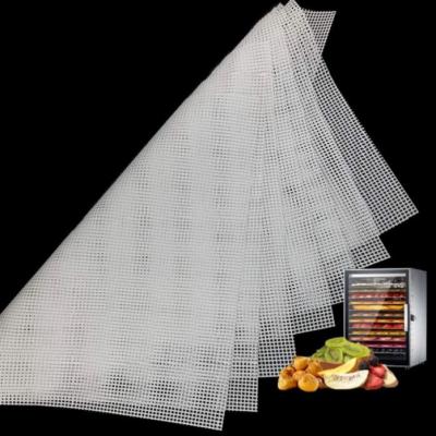 China Sustainable Food Grade Premium Kitchen Drying Mat Kitchen Silicone Mesh Non-Stick Dehydrator Mats for sale