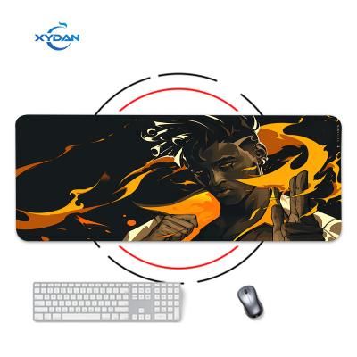 China Style Playmat Custom Print Valorant Soft Non-Slip Gaming Mouse Pad Computer Keyboard Mat for sale