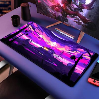 China Custom Logo Xl Xxl Xxxl Extended Non Slip Nature Rubber Gaming Mouse Pad with Printing for sale