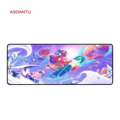 China Professional Game Player Keyboard Pad Mouse Dye Sublimation Anti-Fray Stitched Edges for sale