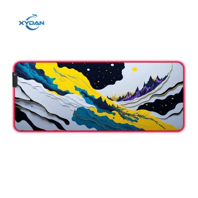 China Large Personalise Custom Logo Rgb Gaming Mouse Pads for Gmaing for sale