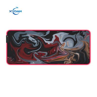 China Making Gaming Keyboard Mouse Pad Look No Further than Sublimation Rubber RGB Mouse Mat for sale