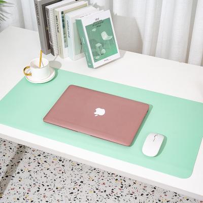 China Large Office Desk Pad Waterproof Pu Leather Mouse Pad for Laptop Writing Mat 900*400*2mm for sale