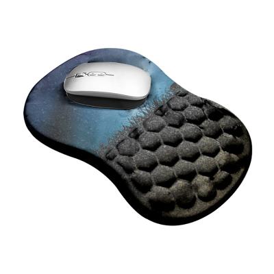 Cina Pad per mouse in gel di silicone per desktop con supporto per polso a spugna di memoria morbida in vendita