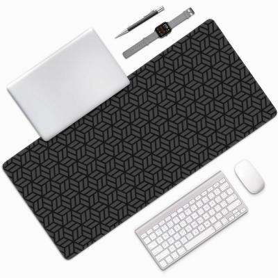 China Basic Gaming Mouse Pad Natural Rubber Fabric Custom 400x900 Abstract Texture Mat for sale