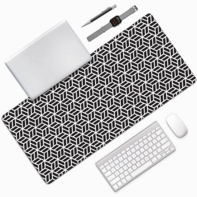 China 900*400*3mm Stock Waterproof Desk Mats with Printed Rubber Mouse Pads and Custom Size for sale