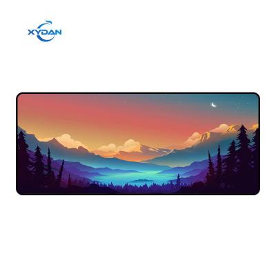 China XYDAN Custom Logo Rubber Sheet Material Computer Keyboard 40x90 Mousepads Rubber Gaming Mouse Pad for sale