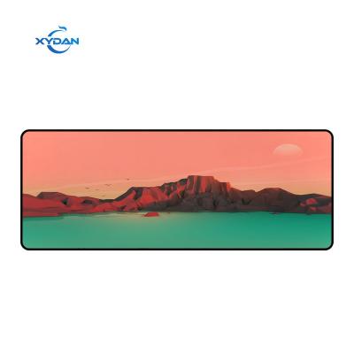 China Large Size Gaming Desk Mat Waterproof Custom Logo Mouse Pad with Anti-Slip Rubber Base for sale