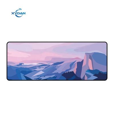 China Tejido de caucho natural Almohadillas de escritorio personalizadas 400*900mm XXL Mousepad personalizado en venta