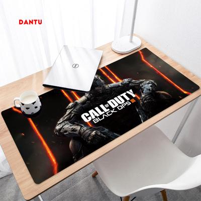 China ROHS Certified Dantu Rubber Office Desk Mat Mousepad for Call of Duty Gaming for sale