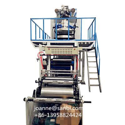 China Rotary Film Double Layer Plastic Express Bag Die Head Shrink Film Blowing Machine for sale