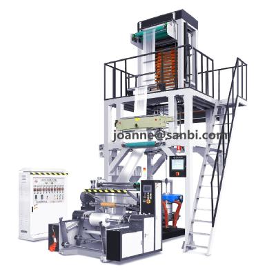 China HOT Sale ABA Three Layers ABA Three Layers HDPE LDPE PLA PBAT Biodegrdable Shrink Plastic Film Blowing Machine for sale