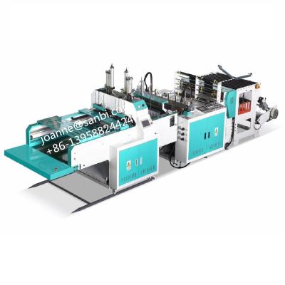 China Garment Shops High Speed ​​Fully Automatic T-shirt Bag Making Machine (300-400pcs/min) for sale