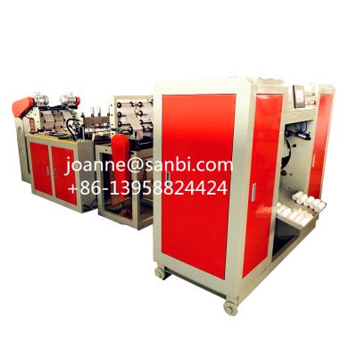 China Automatic Lines Coreless Garbage Double Hotel Bag Making Machine for sale