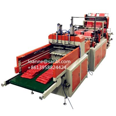 China Biodegradable Full Automatic Hotels Plastic Shopping Bag Making Machine for sale