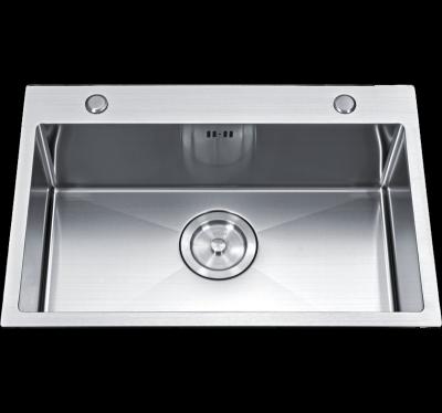 China Without Faucet Wholesale Heavy Duty Kitchen Workstation Sink Grid 201 Stainless Steel Home Kitchen Sink for sale